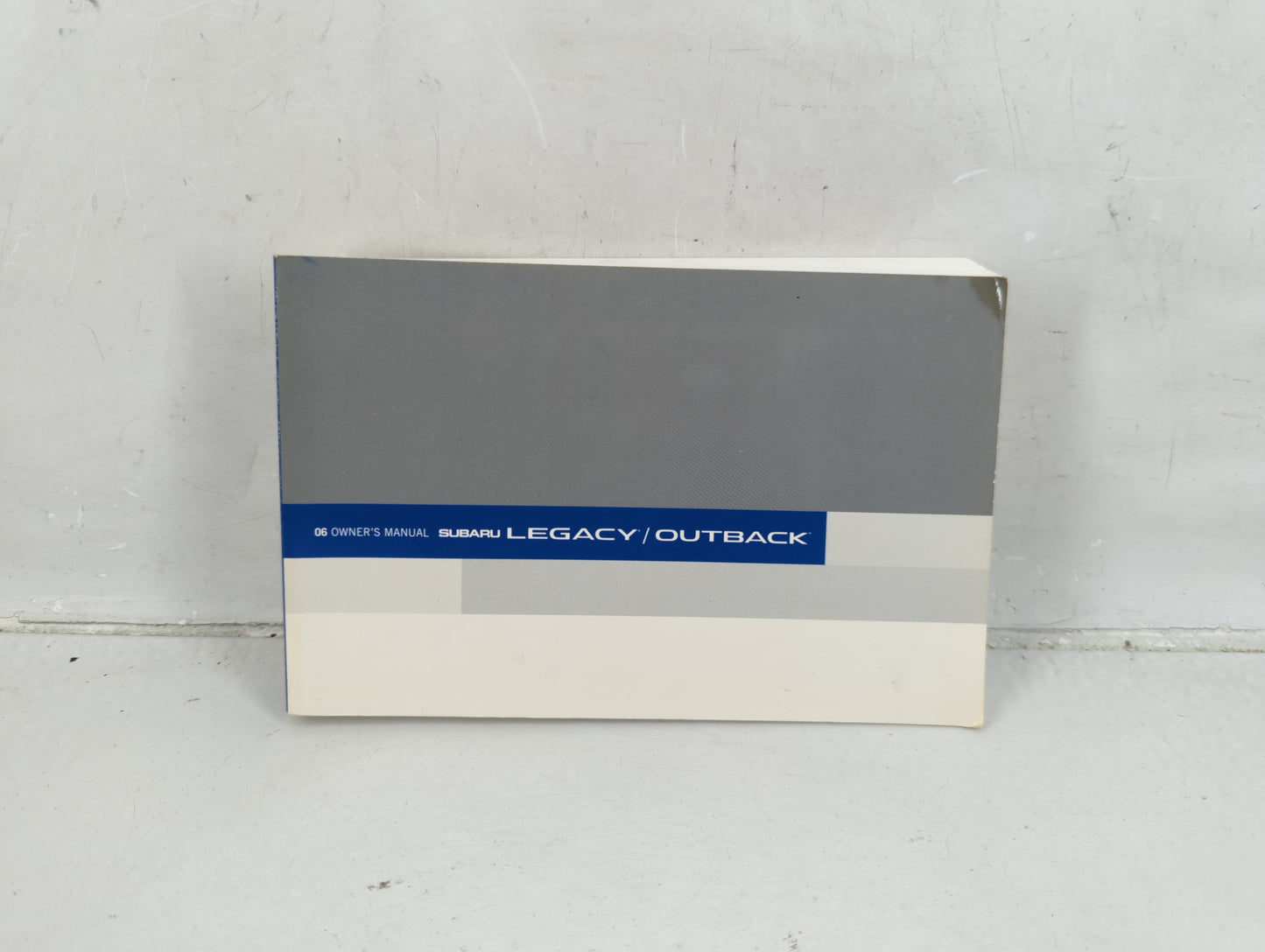 2006 Subaru Legacy Owners Manual Book Guide P/N:MSA5M0604A OEM Used Auto Parts - Oemusedautoparts1.com