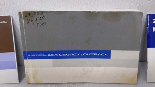 2006 Subaru Legacy Owners Manual Book Guide OEM Used Auto Parts
