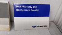 2006 Subaru Legacy Owners Manual Book Guide OEM Used Auto Parts - Oemusedautoparts1.com