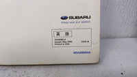 2006 Subaru Legacy Owners Manual Book Guide OEM Used Auto Parts - Oemusedautoparts1.com