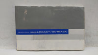 2006 Subaru Legacy Owners Manual Book Guide OEM Used Auto Parts - Oemusedautoparts1.com