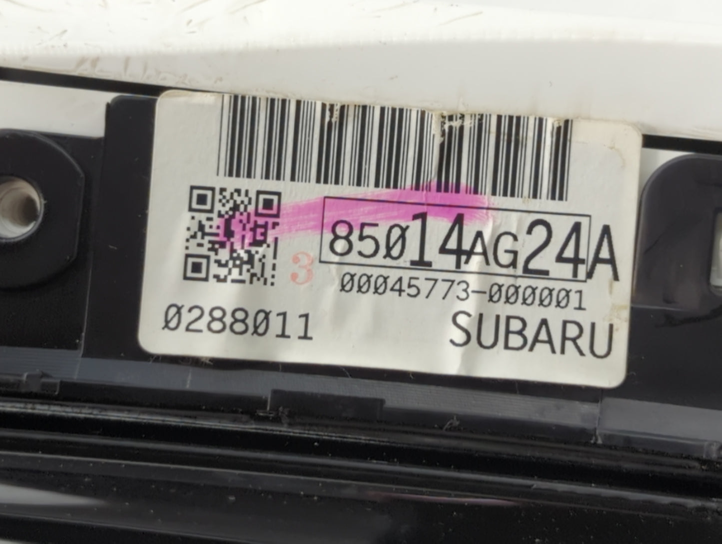 2006 Subaru Legacy Instrument Cluster Speedometer Gauges P/N:85014AG15A 85014AG24A Fits OEM Used Auto Parts - Oemusedautopar