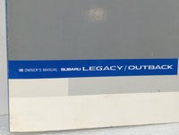 2006 Subaru Legacy Owners Manual Book Guide OEM Used Auto Parts - Oemusedautoparts1.com