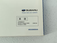 2006 Subaru Legacy Owners Manual Book Guide OEM Used Auto Parts - Oemusedautoparts1.com