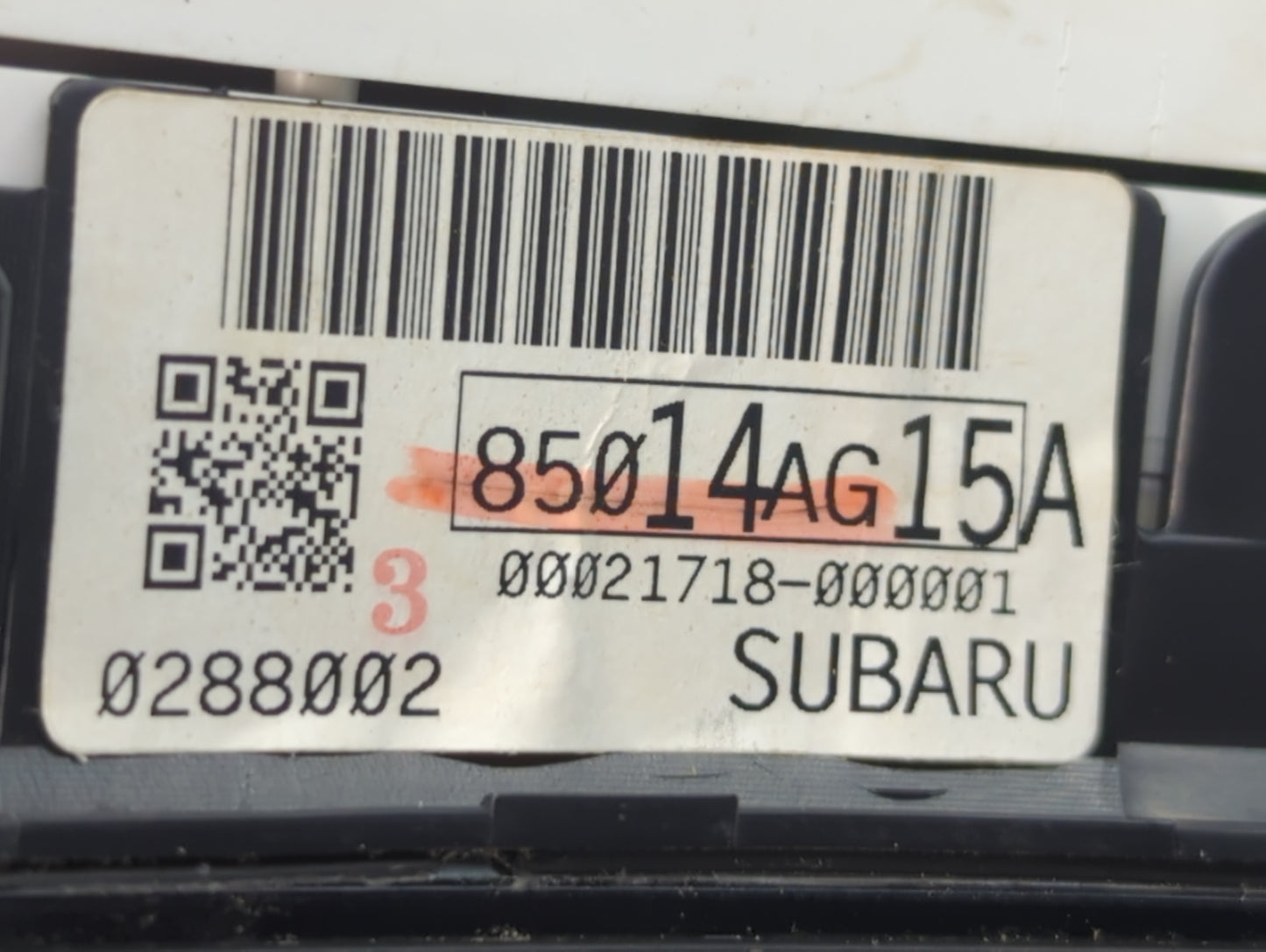 2006 Subaru Legacy Instrument Cluster Speedometer Gauges P/N:85014AG15A Fits OEM Used Auto Parts - Oemusedautoparts1.com