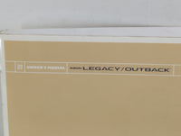 2006 Subaru Legacy Owners Manual Book Guide P/N:A2420BE-B OEM Used Auto Parts - Oemusedautoparts1.com