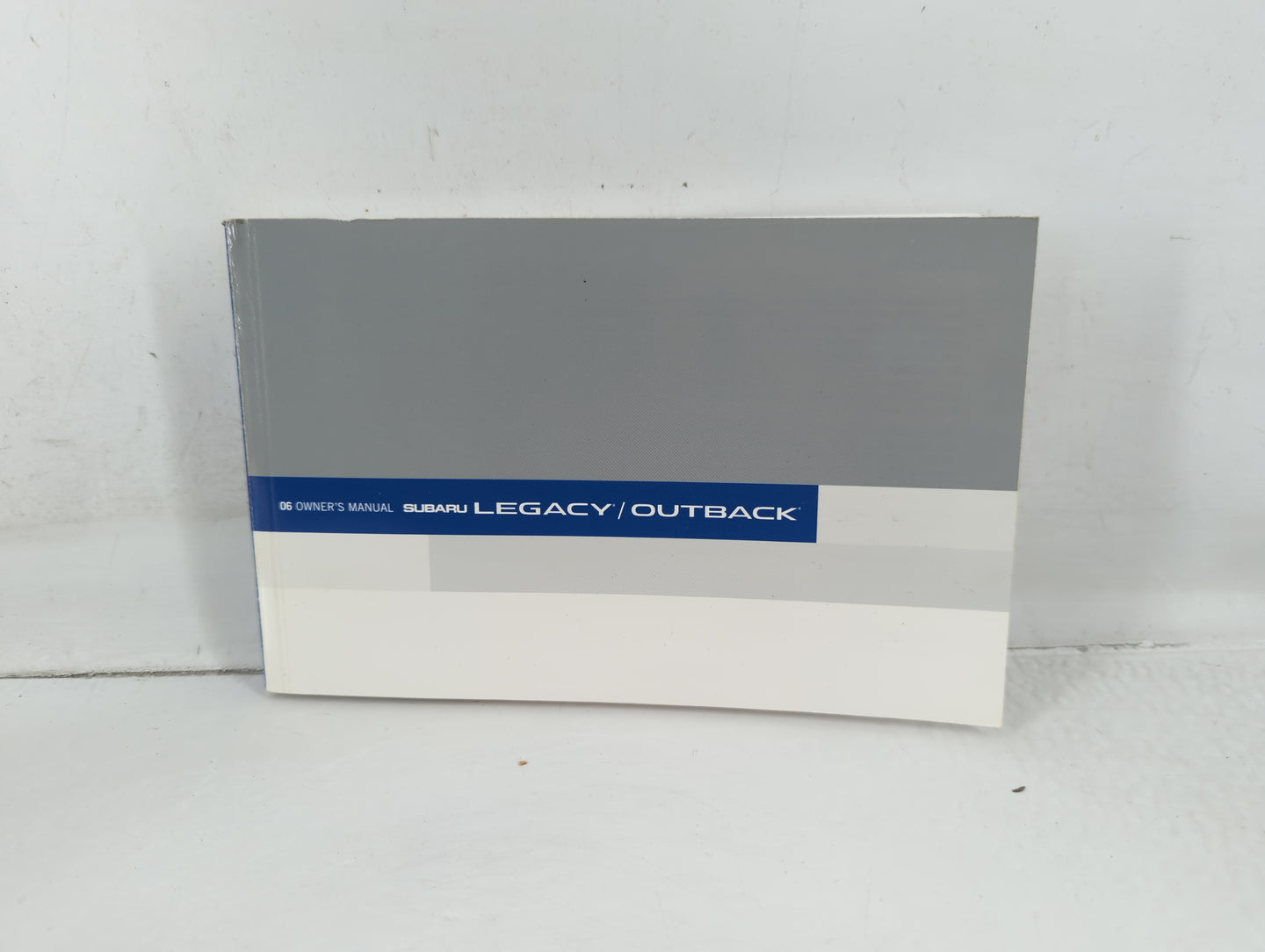 2006 Subaru Legacy Owners Manual Book Guide P/N:MSA5M0604A A2390BE-B OEM Used Auto Parts - Oemusedautoparts1.com