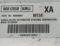 2006 Suzuki Forenza PCM Engine Control Computer ECU ECM PCU OEM P/N:96812058 KMIJ Fits OEM Used Auto Parts - Oemusedautopart
