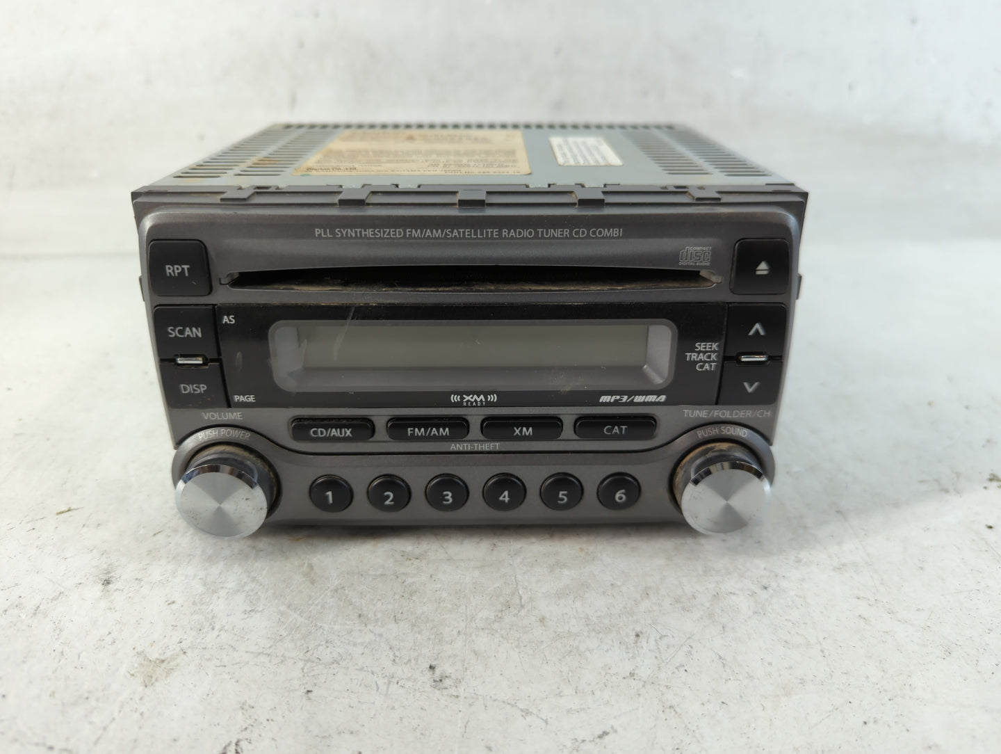 2006 Suzuki Vitara Radio AM FM Cd Player Receiver Replacement P/N:39101-54J00 Fits OEM Used Auto Parts - Oemusedautoparts1.c