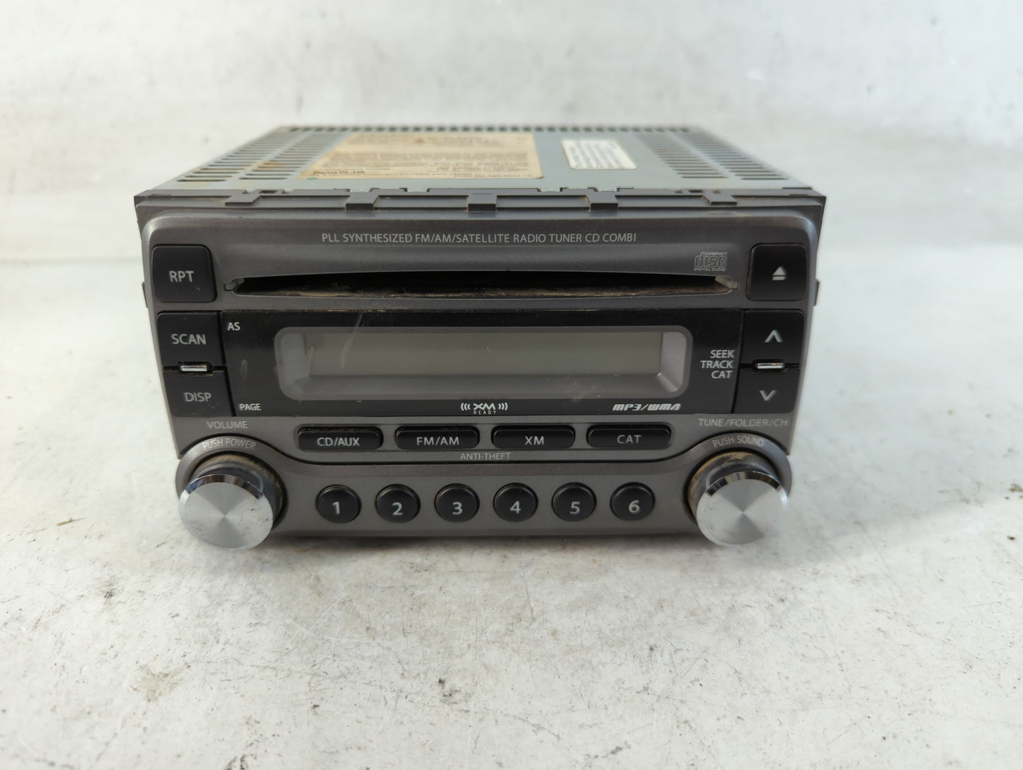 2006 Suzuki Vitara Radio AM FM Cd Player Receiver Replacement P/N:39101-54J00 Fits OEM Used Auto Parts - Oemusedautoparts1.c