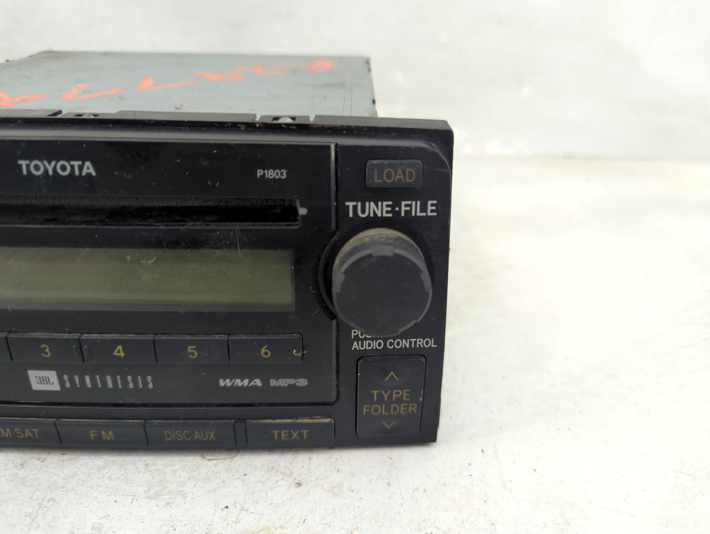 2006-2009 Toyota 4runner Radio AM FM Cd Player Receiver Replacement P/N:86120-35340 Fits Fits 2006 2007 2008 2009 OEM Used A