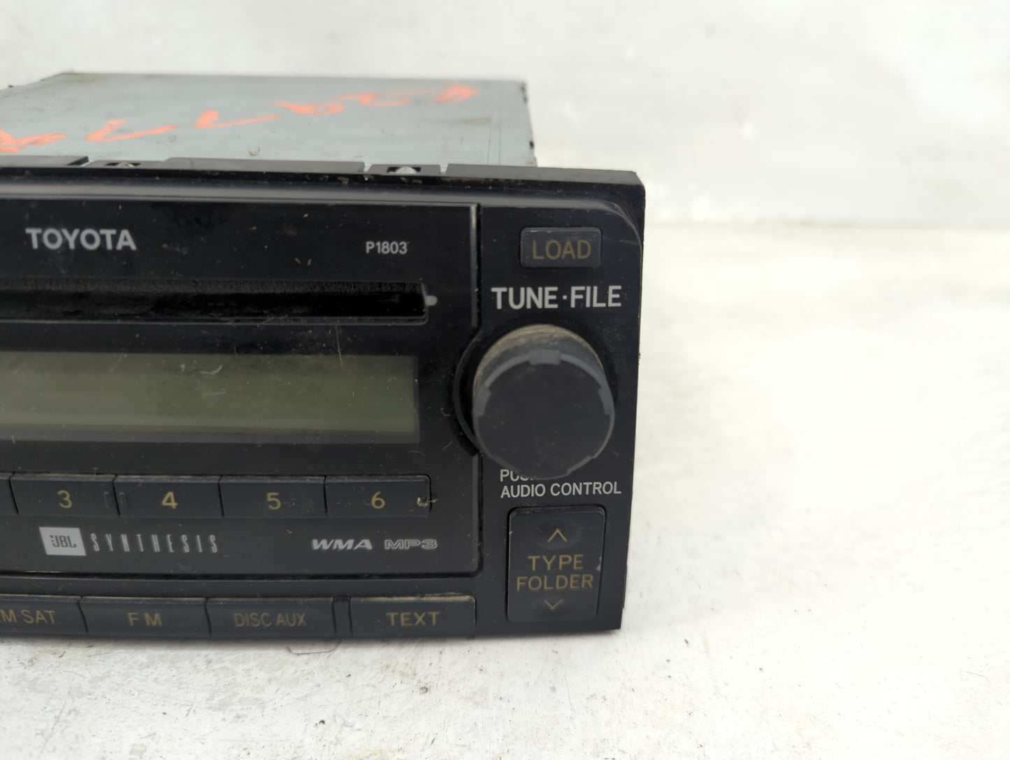 2006-2009 Toyota 4runner Radio AM FM Cd Player Receiver Replacement P/N:86120-35340 Fits Fits 2006 2007 2008 2009 OEM Used A
