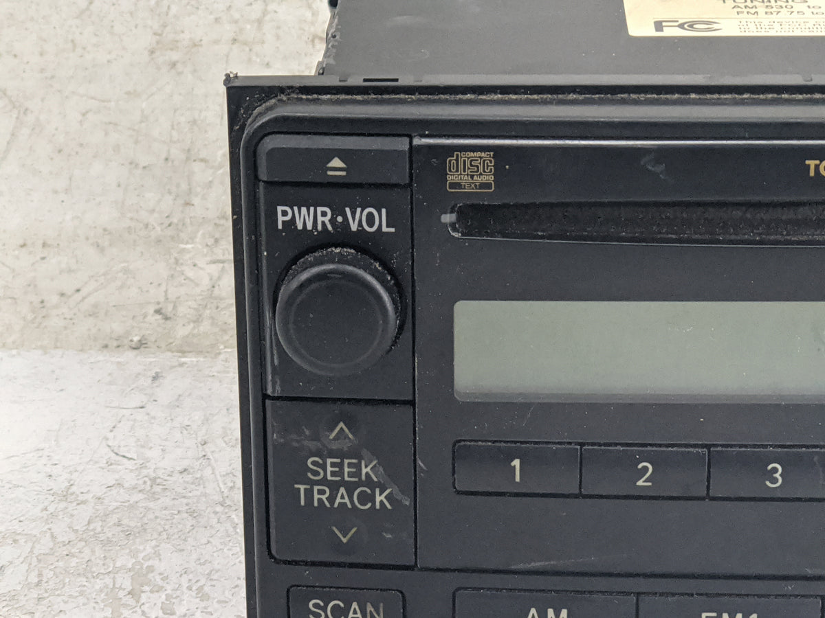 2006-2007 Toyota 4runner Radio AM FM Cd Player Receiver Replacement P/N:86120-52530 122000-81400101 Fits Fits 2006 2007 OEM 