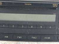 2006-2007 Toyota 4runner Radio AM FM Cd Player Receiver Replacement P/N:86120-52530 122000-81400101 Fits Fits 2006 2007 OEM 