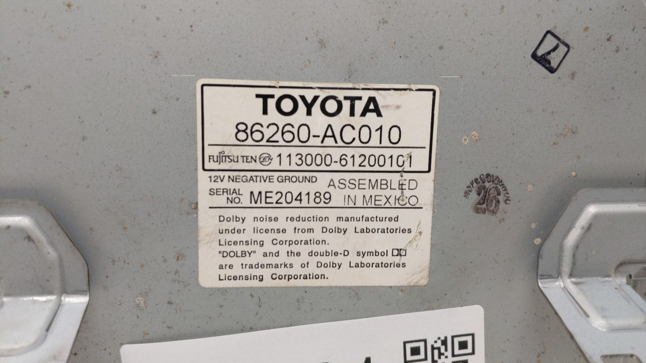 2005-2007 Toyota Avalon Am Fm Cd Player Radio Receiver - Oemusedautoparts1.com