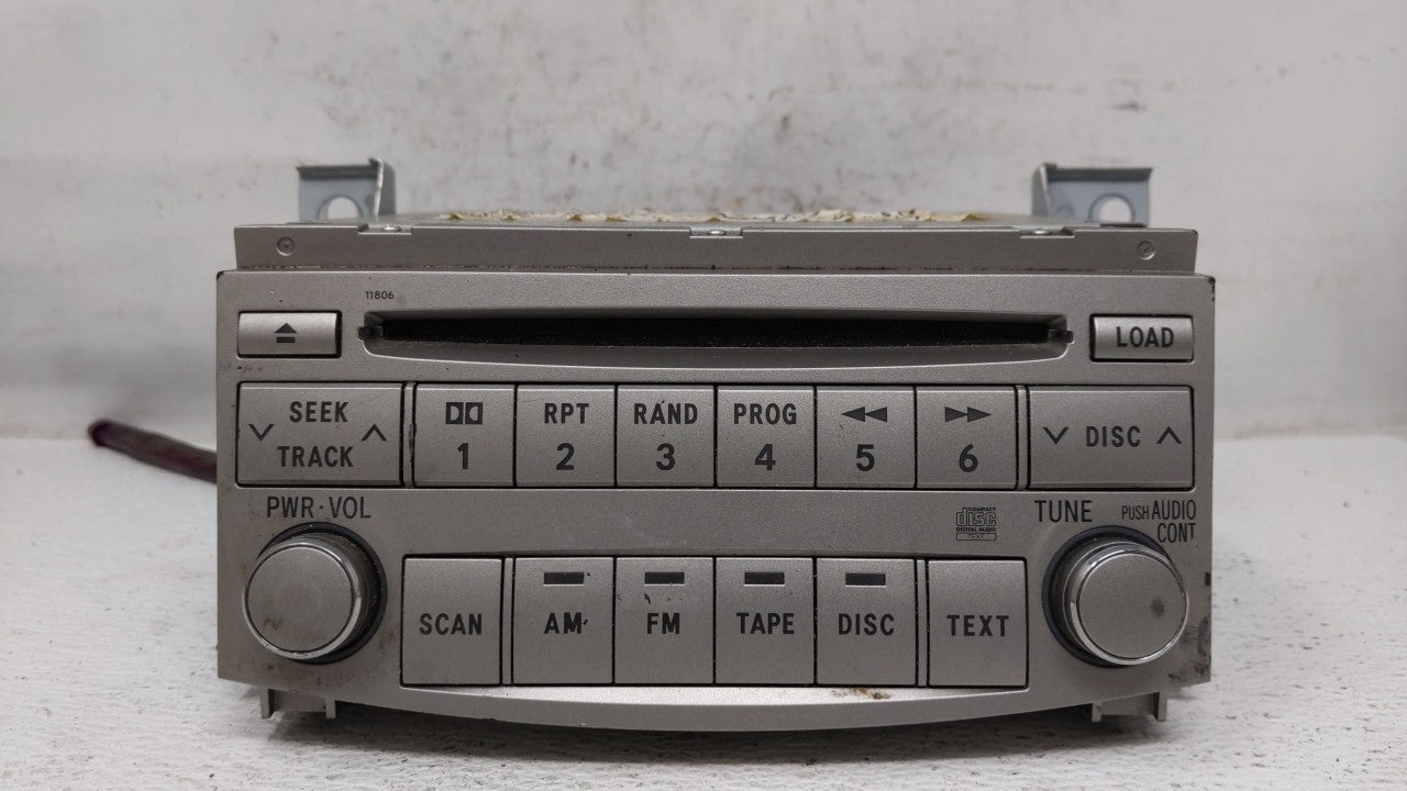 2005-2007 Toyota Avalon Radio AM FM Cd Player Receiver Replacement P/N:86120-AC150 89120-AC140 Fits Fits 2005 2006 2007 OEM 