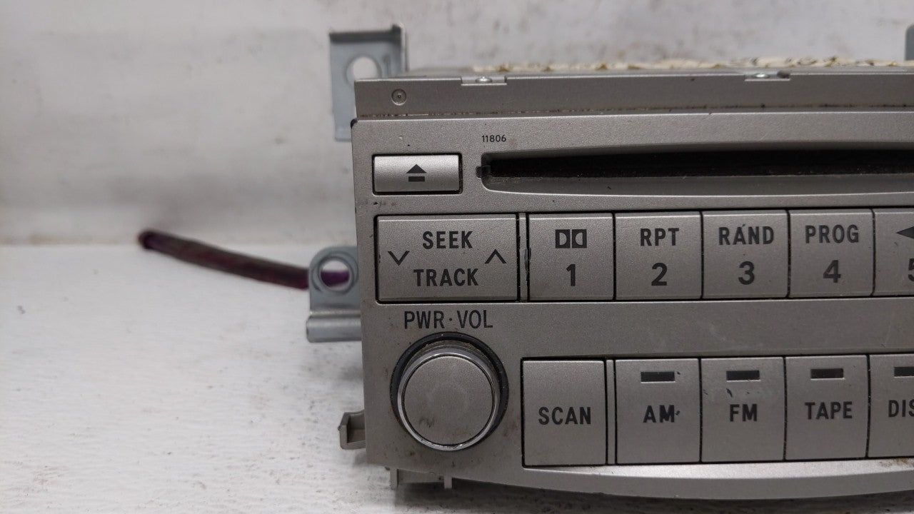2005-2007 Toyota Avalon Radio AM FM Cd Player Receiver Replacement P/N:86120-AC150 89120-AC140 Fits Fits 2005 2006 2007 OEM 