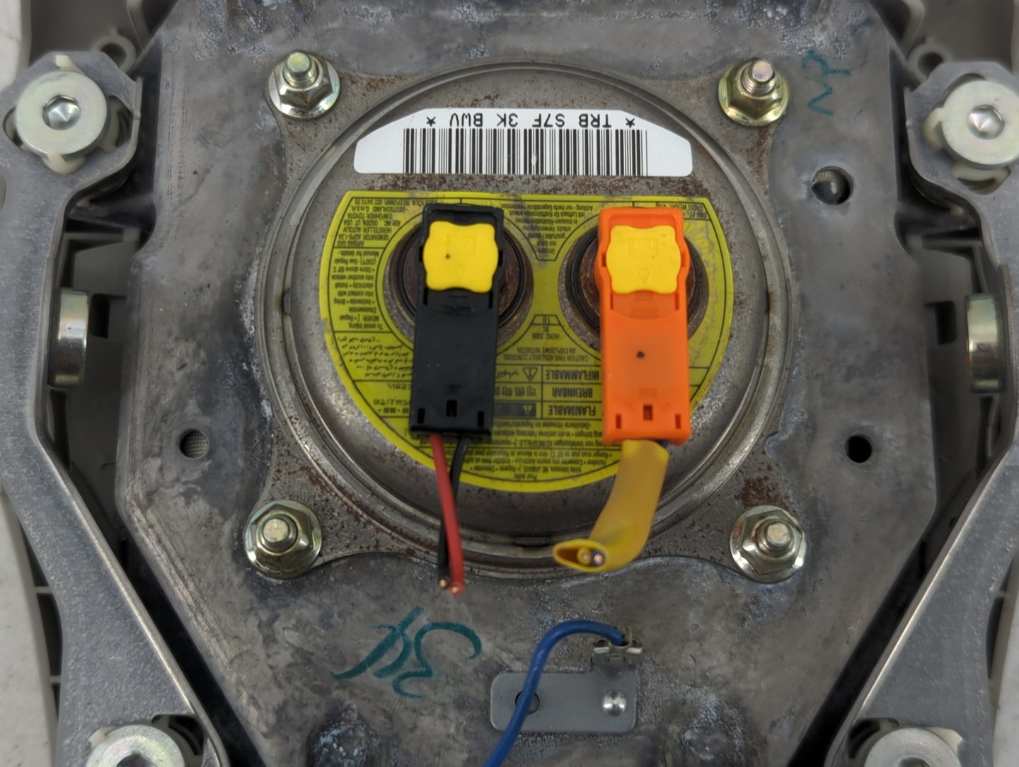 2005-2012 Toyota Avalon Air Bag Driver Left Steering Wheel Mounted Fits Fits 2005 2006 2007 2008 2009 2010 2011 2012 OEM Use