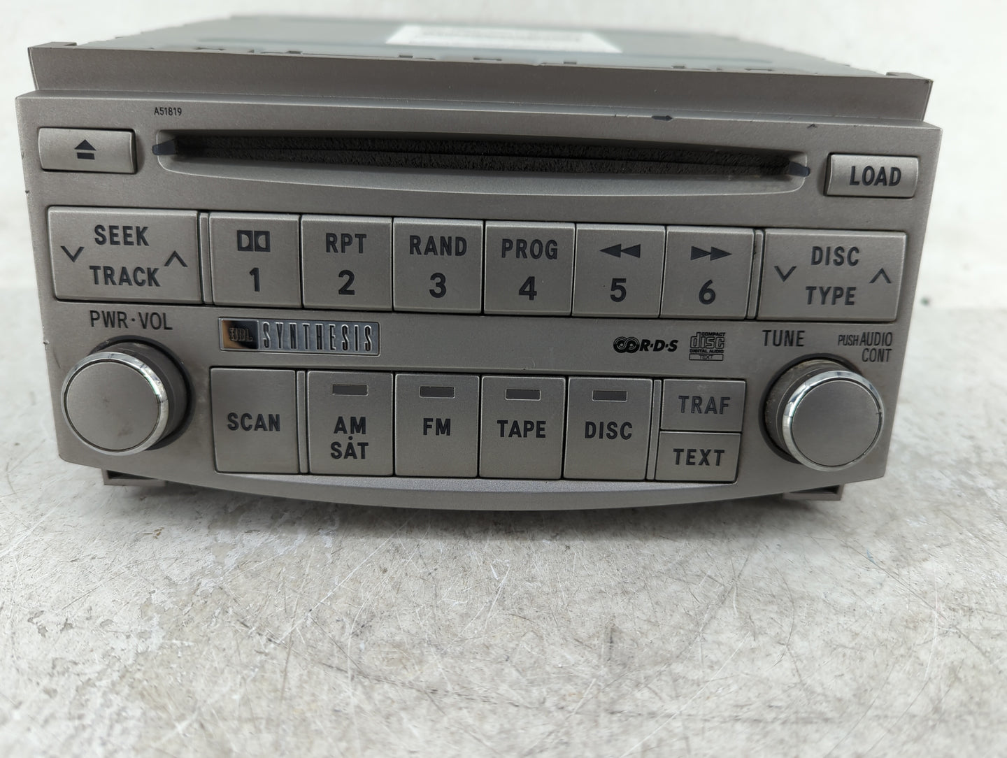 2006 Toyota Avalon Radio AM FM Cd Player Receiver Replacement P/N:86120-AC150 Fits OEM Used Auto Parts - Oemusedautoparts1.c