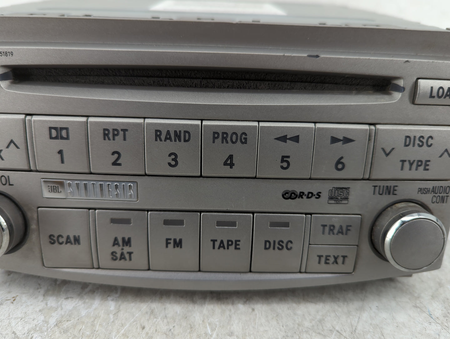 2006 Toyota Avalon Radio AM FM Cd Player Receiver Replacement P/N:86120-AC150 Fits OEM Used Auto Parts - Oemusedautoparts1.c