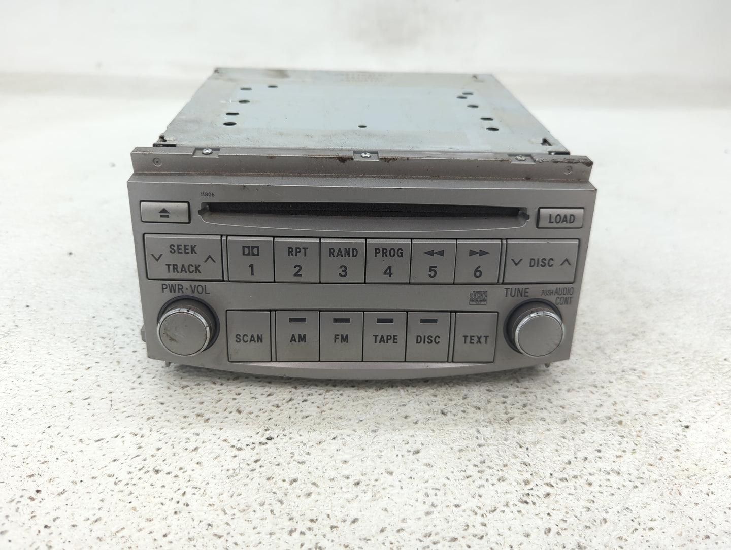 2005-2007 Toyota Avalon Radio AM FM Cd Player Receiver Replacement P/N:86120-AC140 Fits Fits 2005 2006 2007 OEM Used Auto Pa