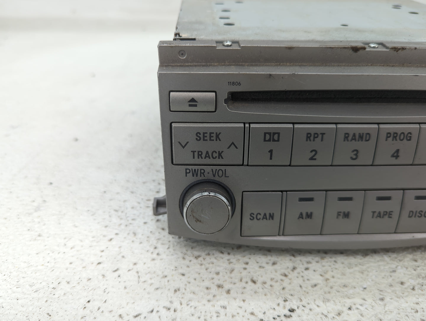 2005-2007 Toyota Avalon Radio AM FM Cd Player Receiver Replacement P/N:86120-AC140 Fits Fits 2005 2006 2007 OEM Used Auto Pa