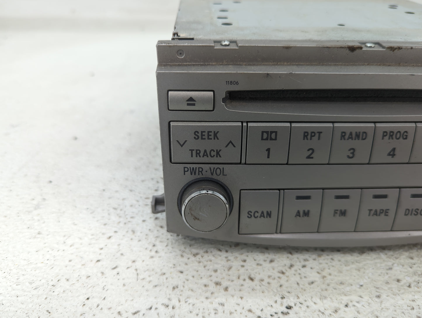 2005-2007 Toyota Avalon Radio AM FM Cd Player Receiver Replacement P/N:86120-AC140 Fits Fits 2005 2006 2007 OEM Used Auto Pa