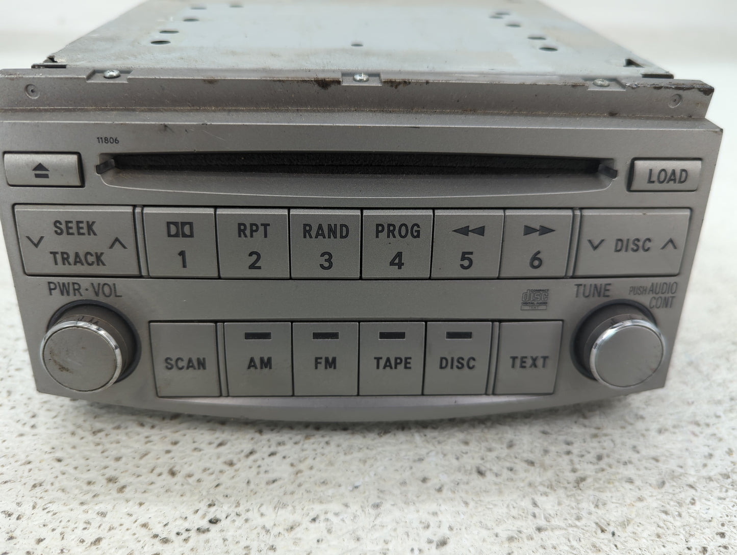 2005-2007 Toyota Avalon Radio AM FM Cd Player Receiver Replacement P/N:86120-AC140 Fits Fits 2005 2006 2007 OEM Used Auto Pa