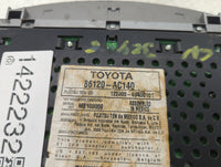 2005-2007 Toyota Avalon Radio AM FM Cd Player Receiver Replacement P/N:86120-AC140 Fits Fits 2005 2006 2007 OEM Used Auto Pa