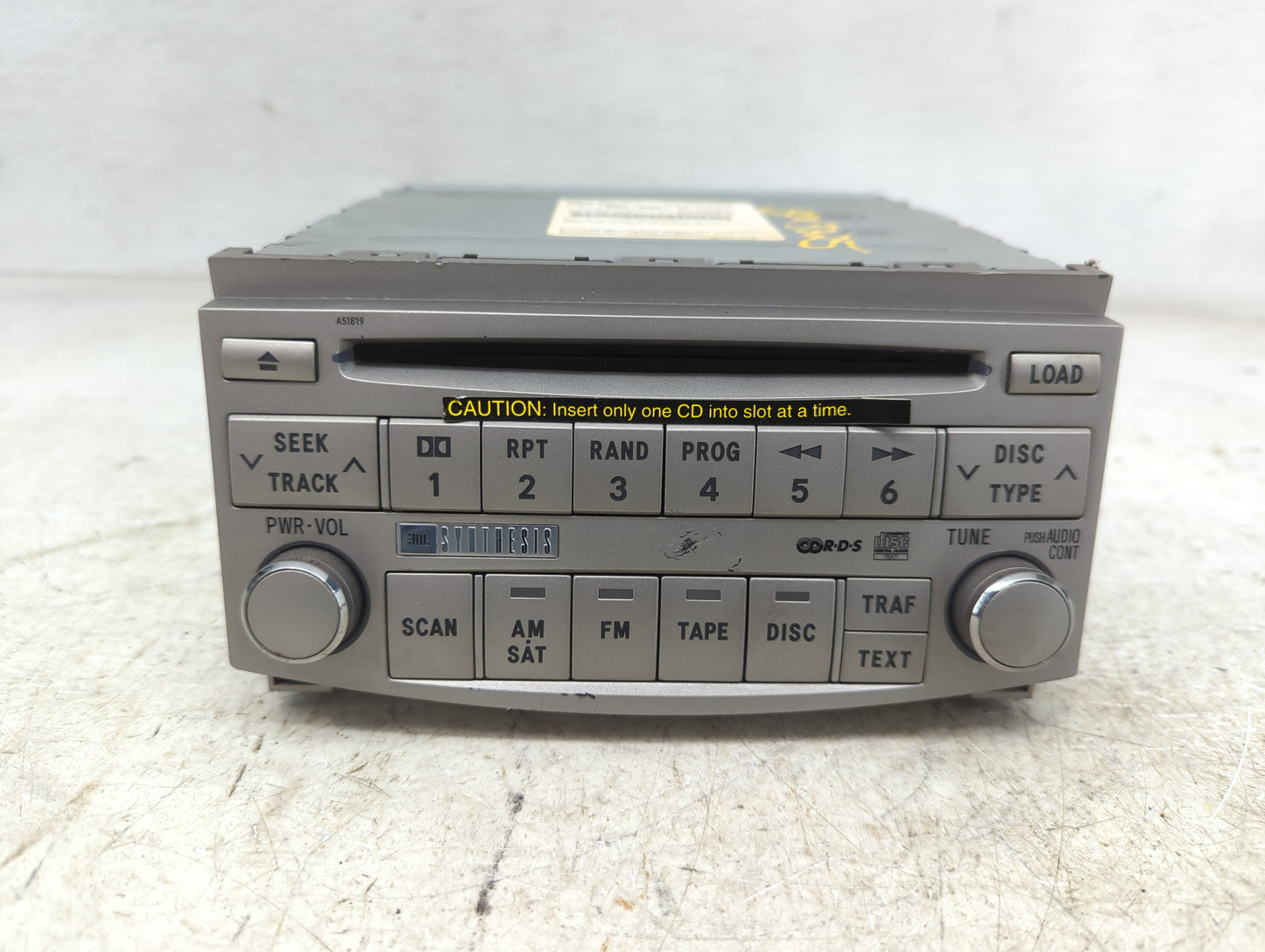 2005-2007 Toyota Avalon Radio AM FM Cd Player Receiver Replacement P/N:86120-AC150 Fits Fits 2005 2006 2007 OEM Used Auto Pa
