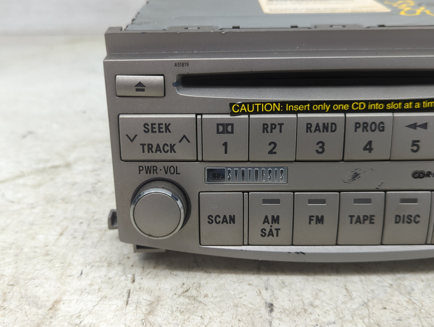 2005-2007 Toyota Avalon Radio AM FM Cd Player Receiver Replacement P/N:86120-AC150 Fits Fits 2005 2006 2007 OEM Used Auto Pa
