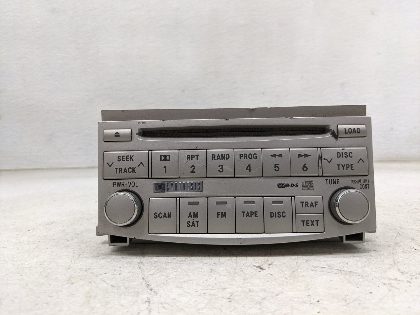 2005-2007 Toyota Avalon Radio AM FM Cd Player Receiver Replacement P/N:A51819 Fits Fits 2005 2006 2007 OEM Used Auto Parts -