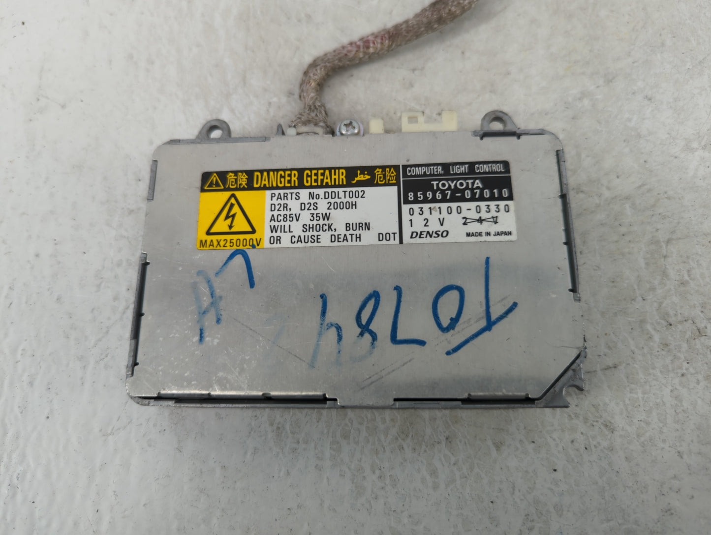 2005-2012 Toyota Avalon Headlight Ballast Head Light - Oemusedautoparts1.com