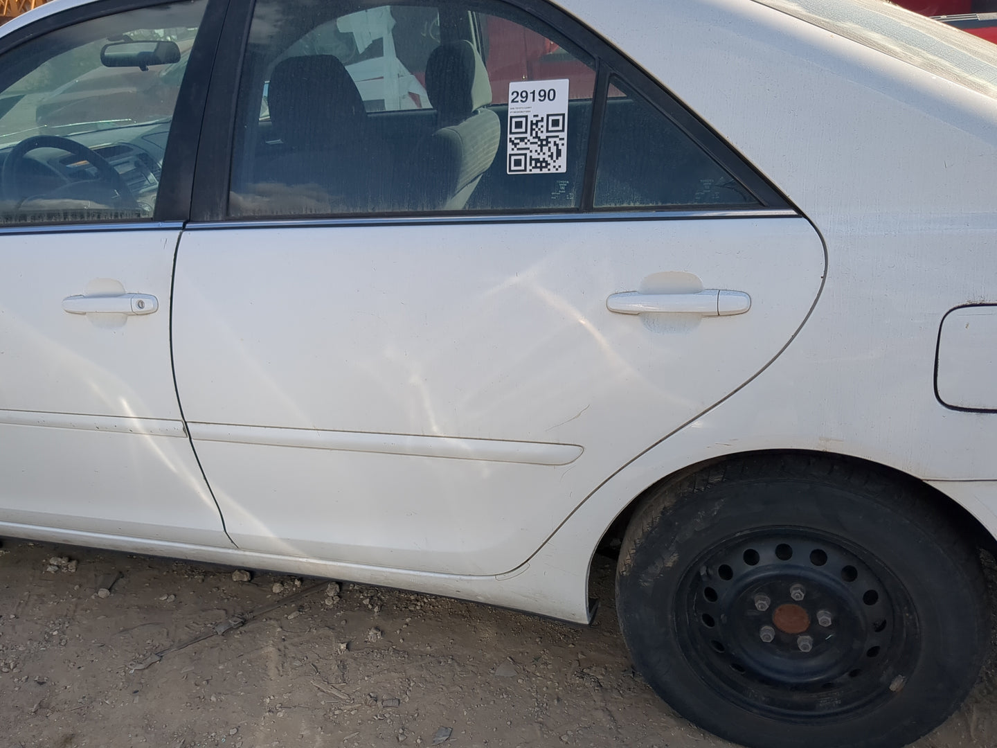 2002-2006 Toyota Camry Driver Rear Door Oem 1197163 - Oemusedautoparts1.com