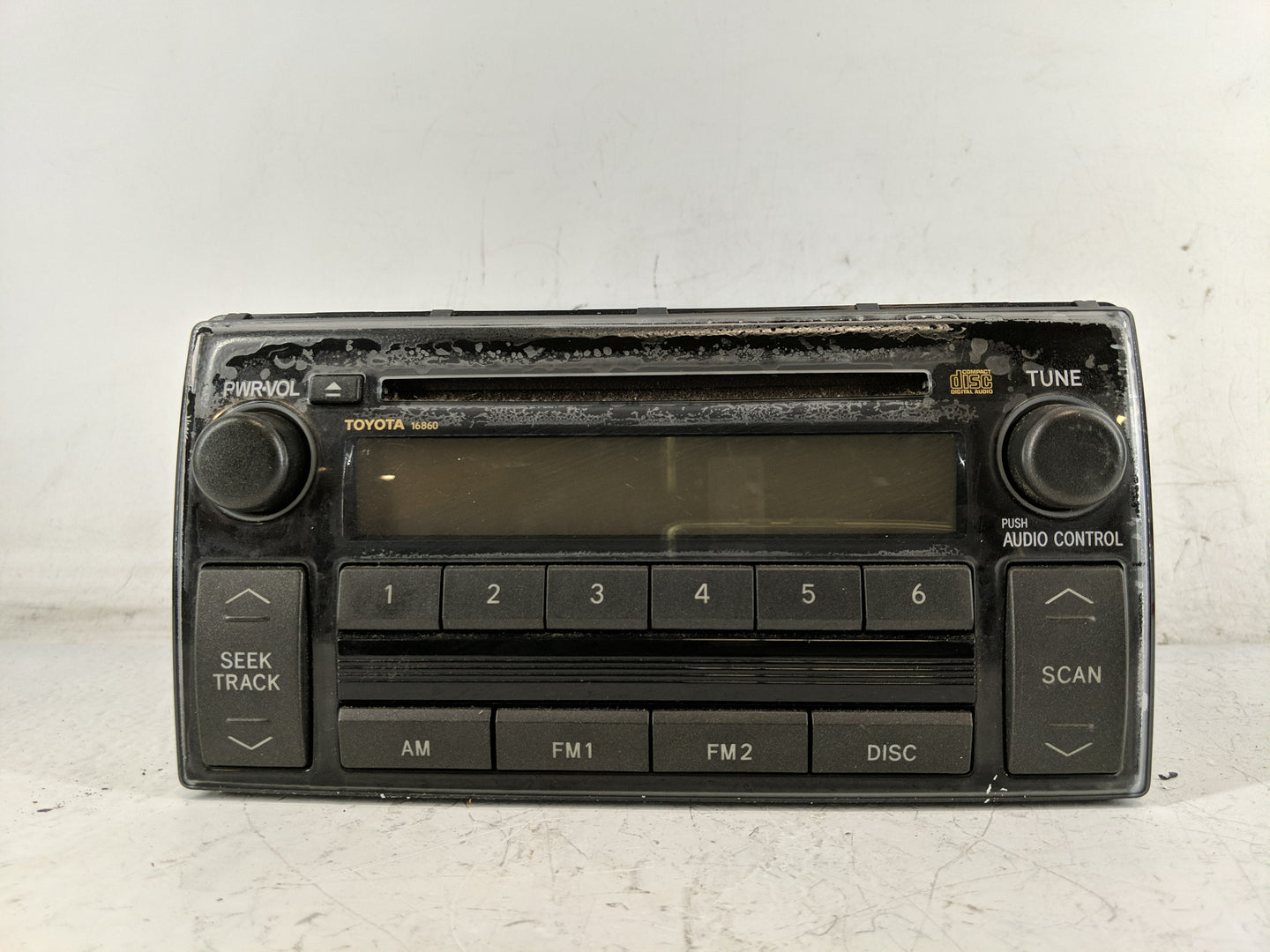 2005-2006 Toyota Camry Radio AM FM Cd Player Receiver Replacement P/N:86120-AA160 Fits Fits 2005 2006 OEM Used Auto Parts - 