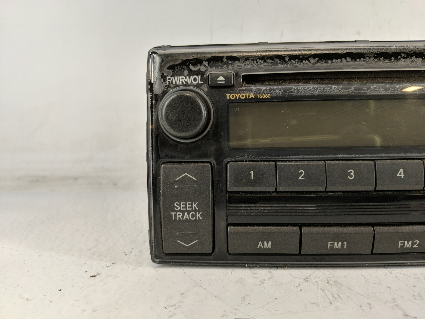 2005-2006 Toyota Camry Radio AM FM Cd Player Receiver Replacement P/N:86120-AA160 Fits Fits 2005 2006 OEM Used Auto Parts - 