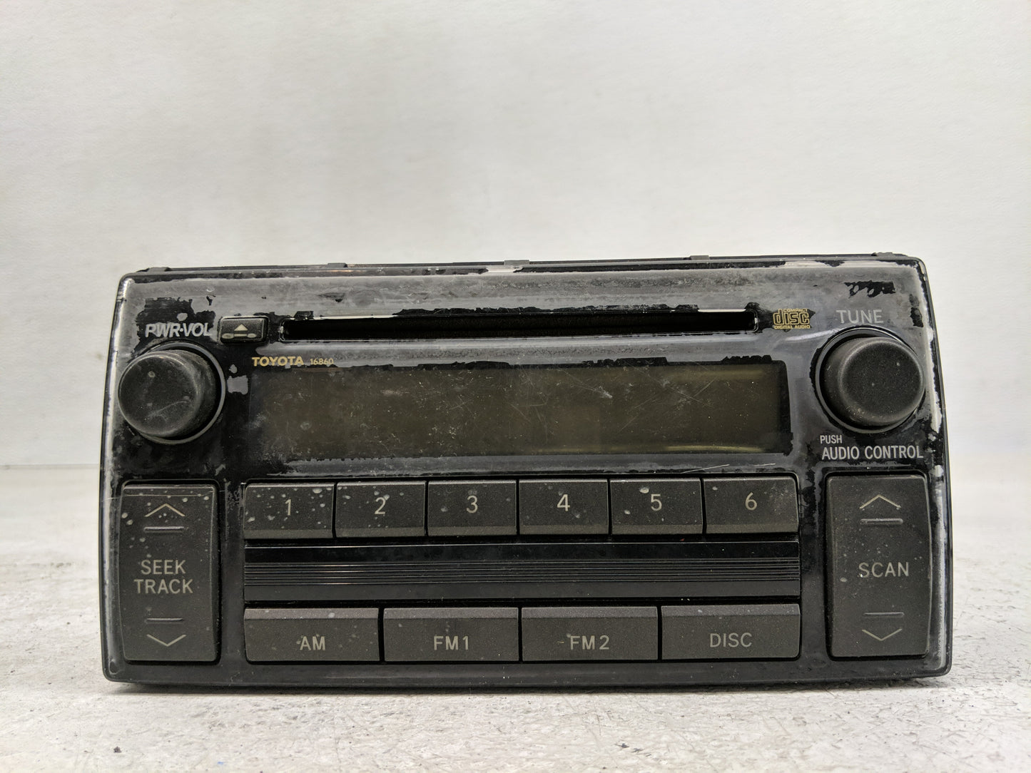 2005-2006 Toyota Camry Radio AM FM Cd Player Receiver Replacement P/N:86120-AA160 Fits Fits 2005 2006 OEM Used Auto Parts - 