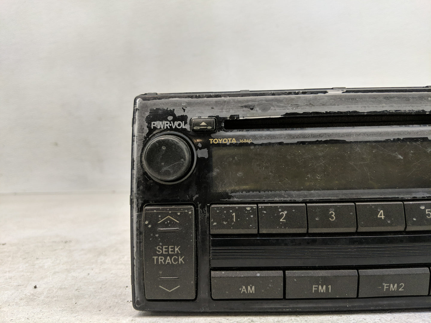 2005-2006 Toyota Camry Radio AM FM Cd Player Receiver Replacement P/N:86120-AA160 Fits Fits 2005 2006 OEM Used Auto Parts - 