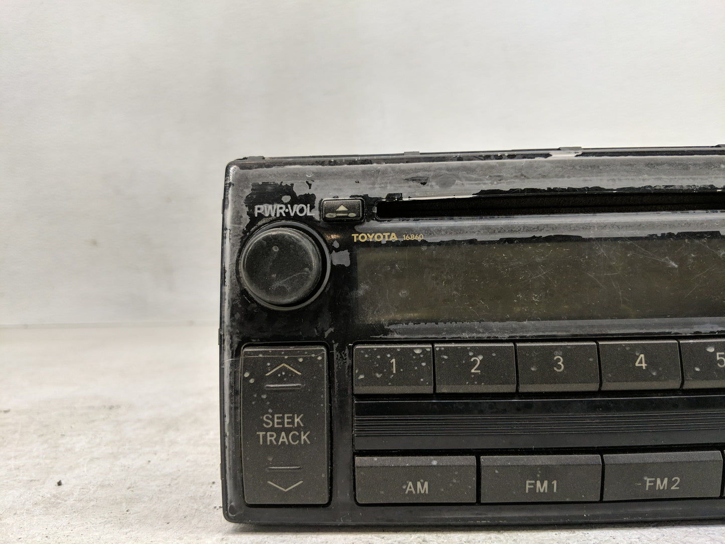 2005-2006 Toyota Camry Radio AM FM Cd Player Receiver Replacement P/N:86120-AA160 Fits Fits 2005 2006 OEM Used Auto Parts - 