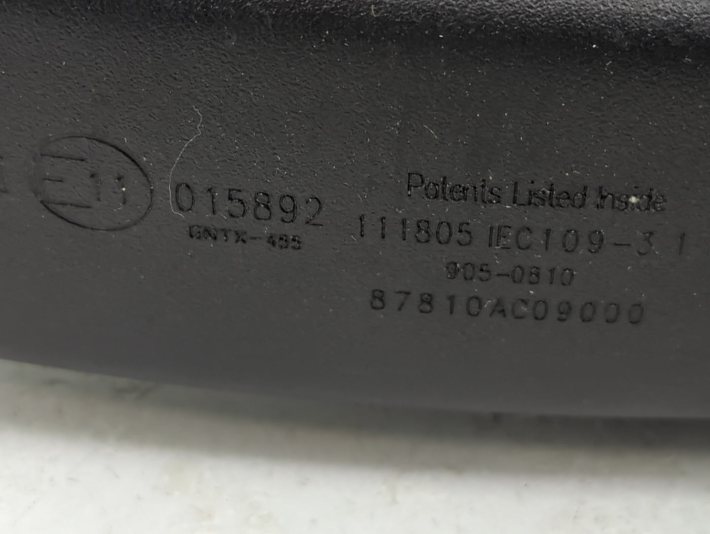 2006 Toyota Camry Interior Rear View Mirror Replacement OEM P/N:87810AC09000 Fits OEM Used Auto Parts - Oemusedautoparts1.co