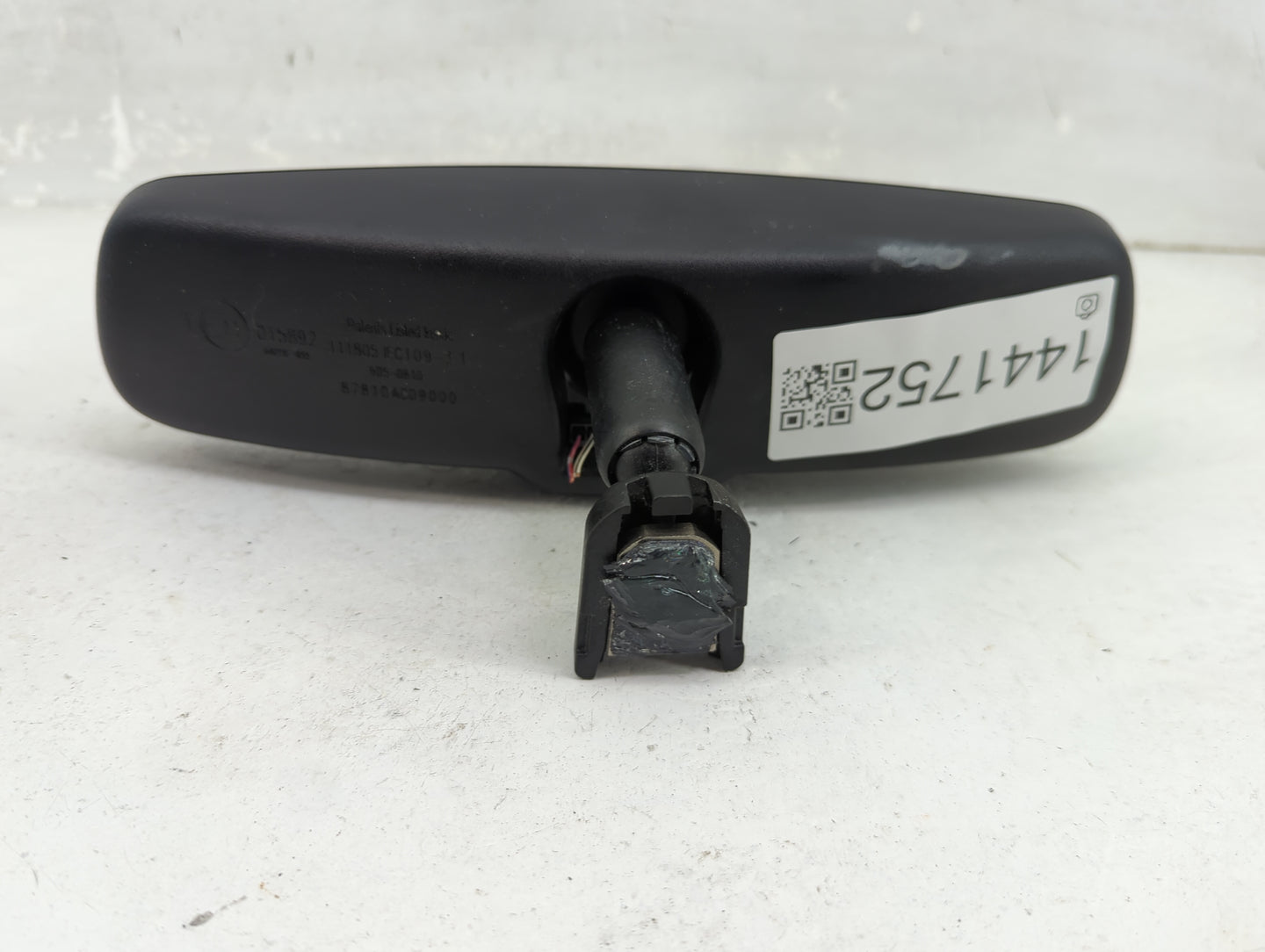 2006 Toyota Camry Interior Rear View Mirror Replacement OEM P/N:87810AC09000 Fits OEM Used Auto Parts - Oemusedautoparts1.co