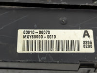 2006 Toyota Camry Digitial Dash Clock P/N:83910-06070 83910-33060 Fits OEM Used Auto Parts - Oemusedautoparts1.com