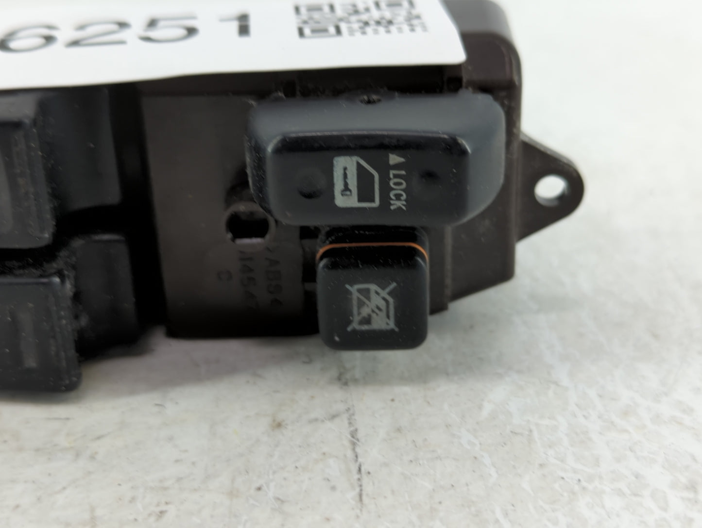 2005-2006 Toyota Camry Master Power Window Switch Replacement Driver Side Left Fits Fits 2005 2006 OEM Used Auto Parts - Oem