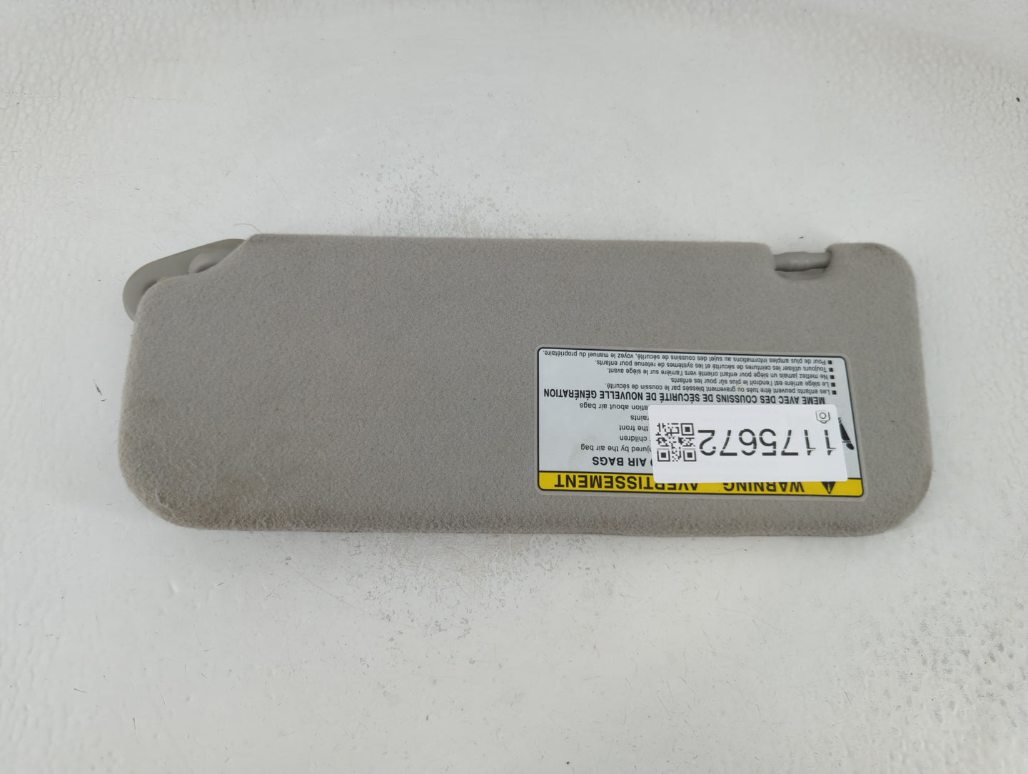 2005-2008 Toyota Corolla Sun Visor Shade Replacement Passenger Right Mirror Fits Fits 2005 2006 2007 2008 OEM Used Auto Part