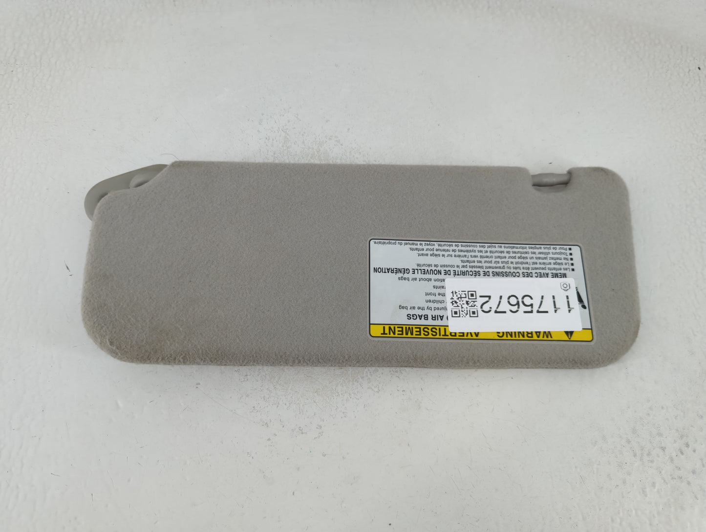 2005-2008 Toyota Corolla Sun Visor Shade Replacement Passenger Right Mirror Fits Fits 2005 2006 2007 2008 OEM Used Auto Part