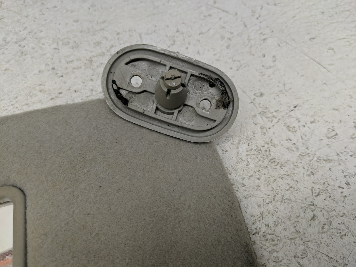 2005-2008 Toyota Corolla Sun Visor Shade Replacement Passenger Right Mirror Fits Fits 2005 2006 2007 2008 OEM Used Auto Part