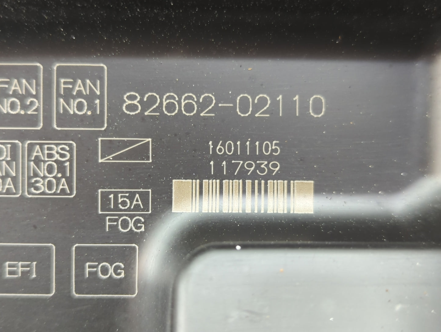 2004-2008 Toyota Corolla Fusebox Fuse Box Panel Relay Module P/N:82662-02110 Fits Fits 2004 2005 2006 2007 2008 OEM Used Aut