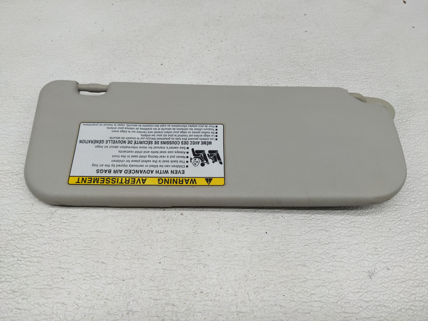 2005-2008 Toyota Corolla Sun Visor Shade Replacement Driver Left Mirror Fits Fits 2005 2006 2007 2008 OEM Used Auto Parts - 