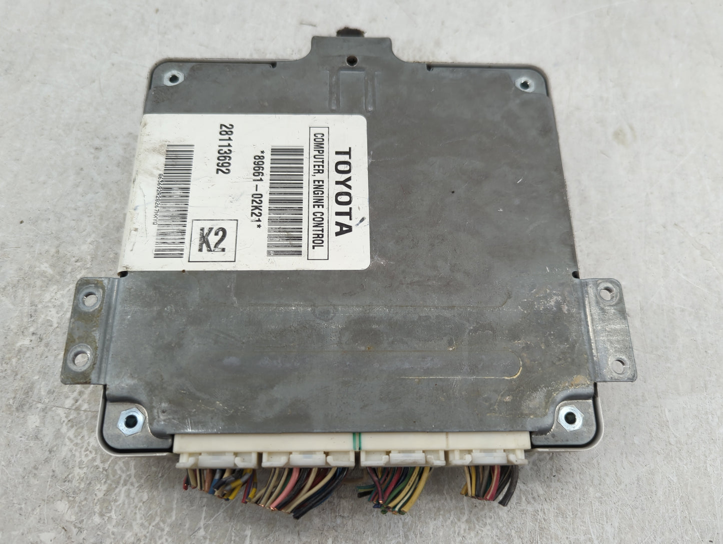 2005-2007 Toyota Corolla PCM Engine Control Computer ECU ECM PCU OEM P/N:28113692 89661-02K21 Fits Fits 2005 2006 2007 OEM U