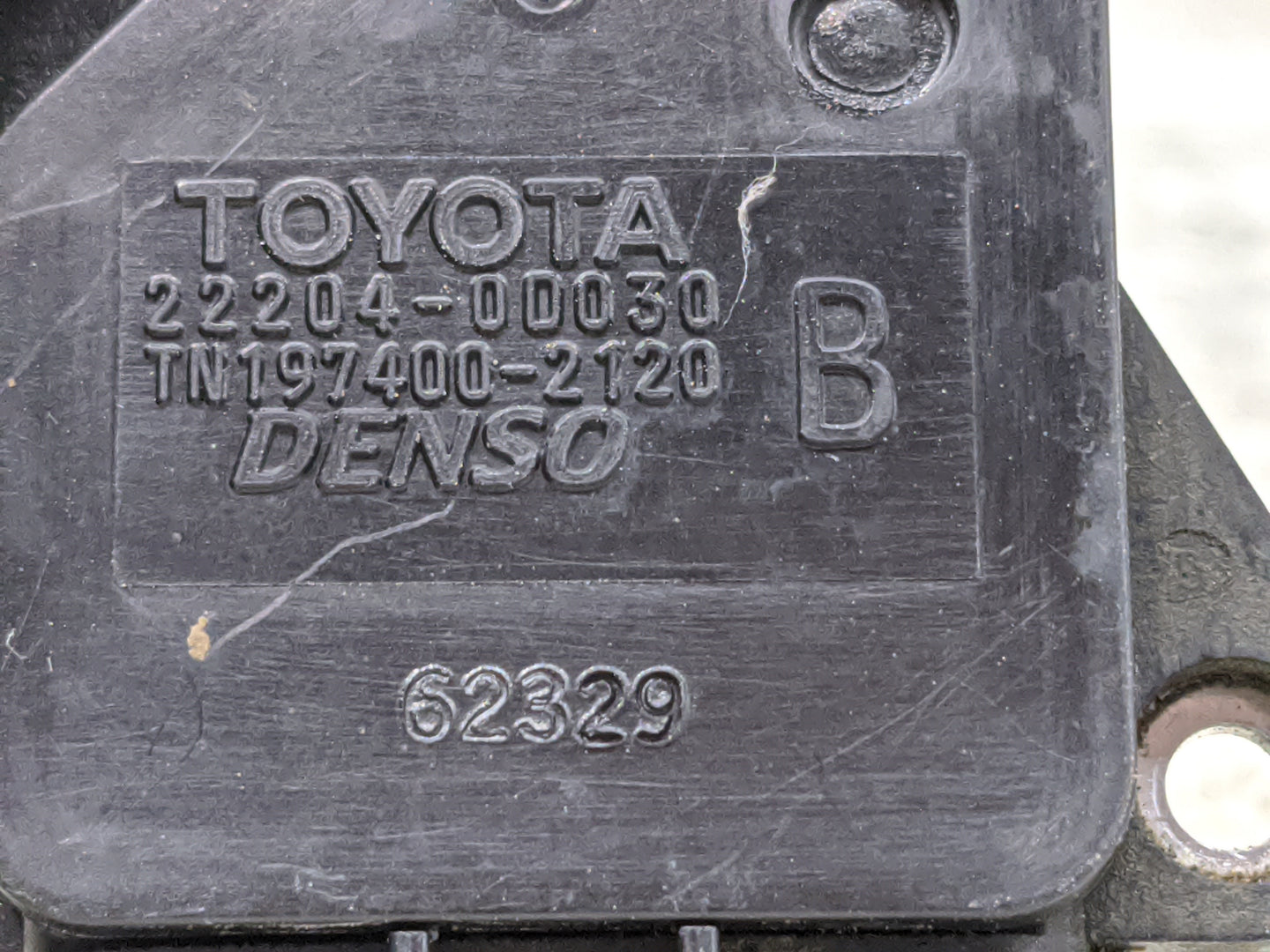 2003-2008 Toyota Corolla Mass Air Flow Meter Maf 1489696 - Oemusedautoparts1.com